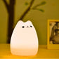 Silicone Touch Sensor LED Night Light For Children Baby Kids